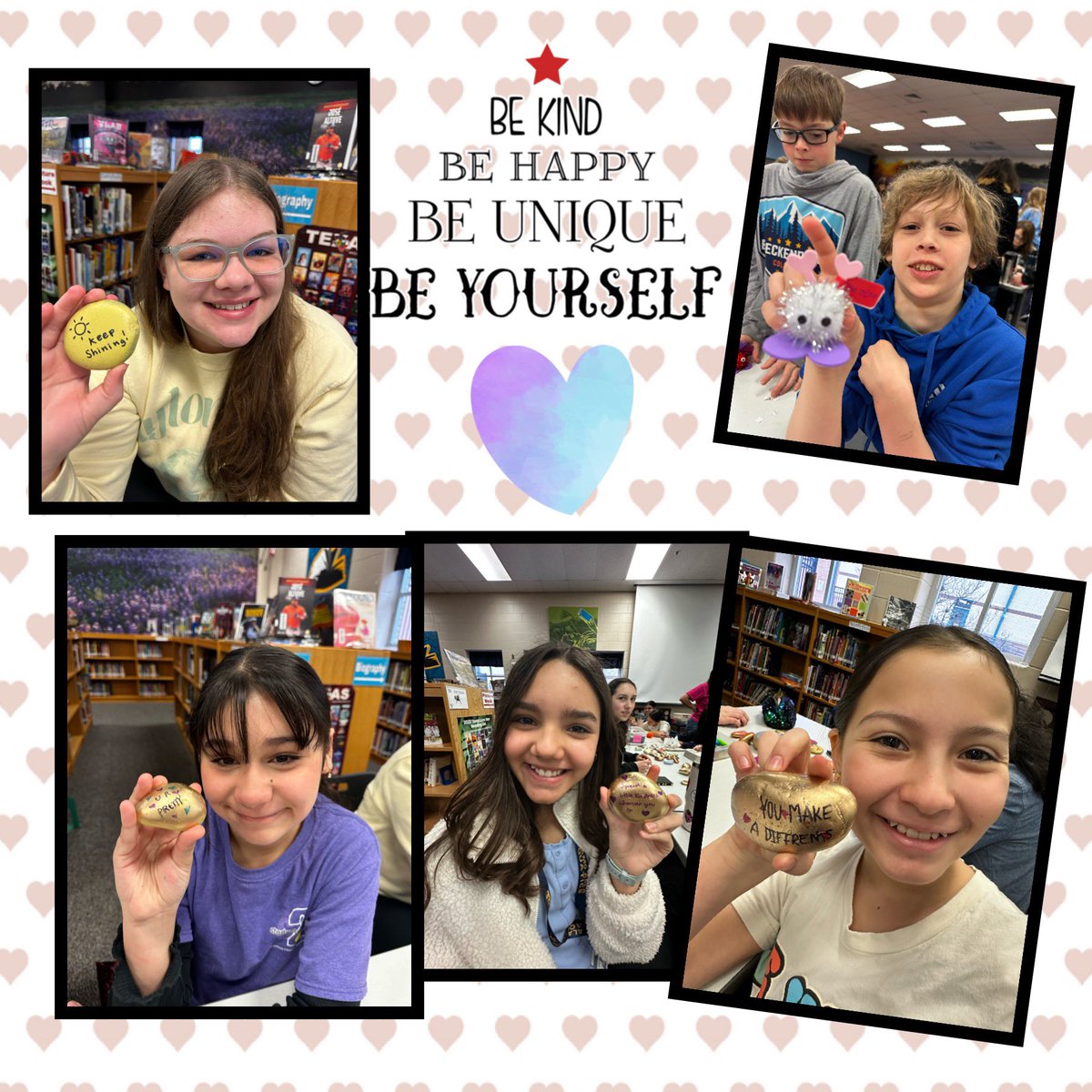 HGMSCounseling's tweet photo. The HGMS Kindness Club had a busy morning preparing for National Random Acts of Kindness Week next week by making a variety of crafts to pass out! Great job! π @nisdgarcia #rootEDGarcia #randomactsofkindness https://t.co/eM5JDV1FVA