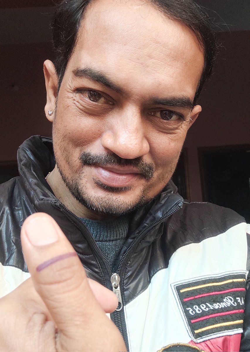 And vote done. Was first voter today at 8:05 am. #Elections2024 #Election2024 #Election2024pakistan