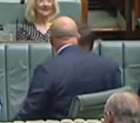 After Question Time in Parliament & the Senate today I think it’s safe to conclude the Coalition have no redeeming features. 

Dutts turns his back on our democracy. 
#ThugDutton