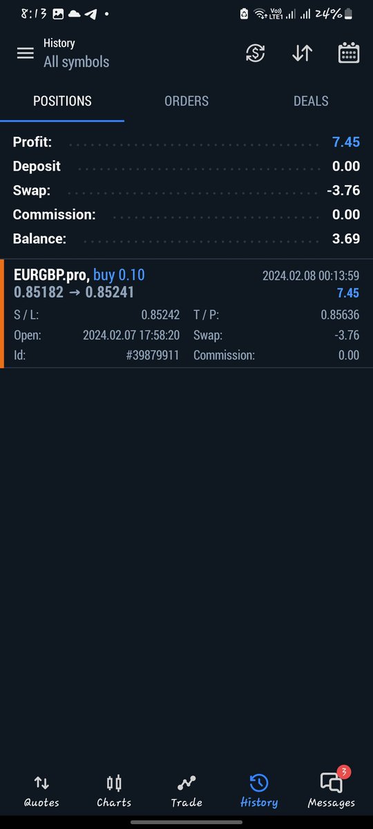 DrillKe's tweet photo. @AlphaCapitalUK @AlphaCapitalUK Are another lot of crimminals who need to be shut down, The manipulation is too much , how can a lot size of 0.1 move 60 pips = $7.45 , Instead of = $ 70.45 , This is also the same with indices i.e Us30 , Nas100 etc , You dont believe me , see below screenshot https://t.co/lKgZnjBUaN