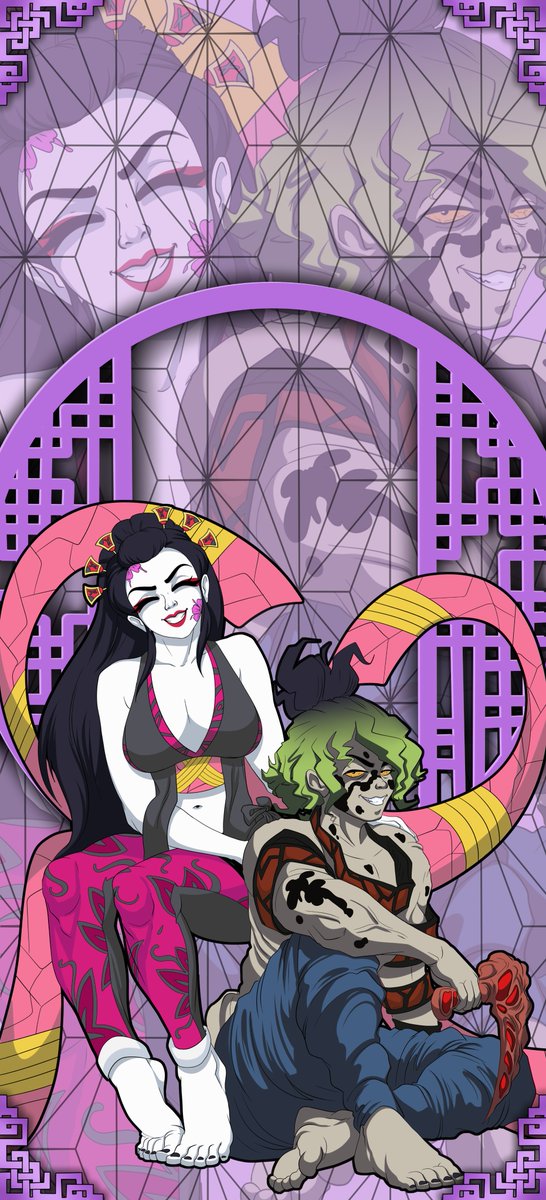 RNeverdied's tweet photo. Daki y Gyutaro
Nunca vi este anime pero esos personajes parecen interesantes.
Por si quieren un fondo de pantalla para el teléfono también sirve. Esta inspirado en un Pin, si conoces al artista dime su nombre y le daré créditos
#DemonSlayer #daki #gyutaro #fanart #anime #animeart https://t.co/hEe5h67TNk