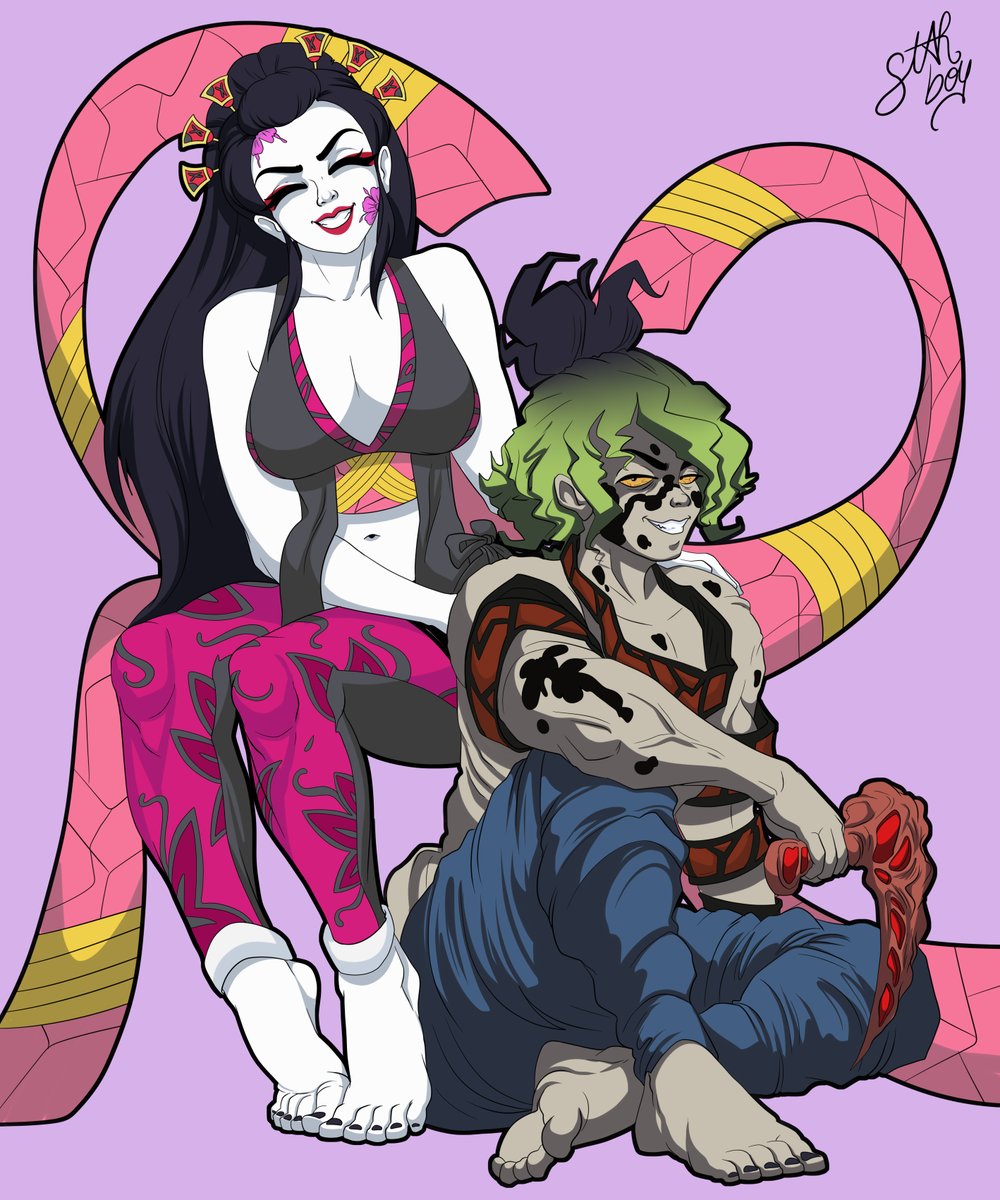RNeverdied's tweet photo. Daki y Gyutaro
Nunca vi este anime pero esos personajes parecen interesantes.
Por si quieren un fondo de pantalla para el teléfono también sirve. Esta inspirado en un Pin, si conoces al artista dime su nombre y le daré créditos
#DemonSlayer #daki #gyutaro #fanart #anime #animeart https://t.co/hEe5h67TNk