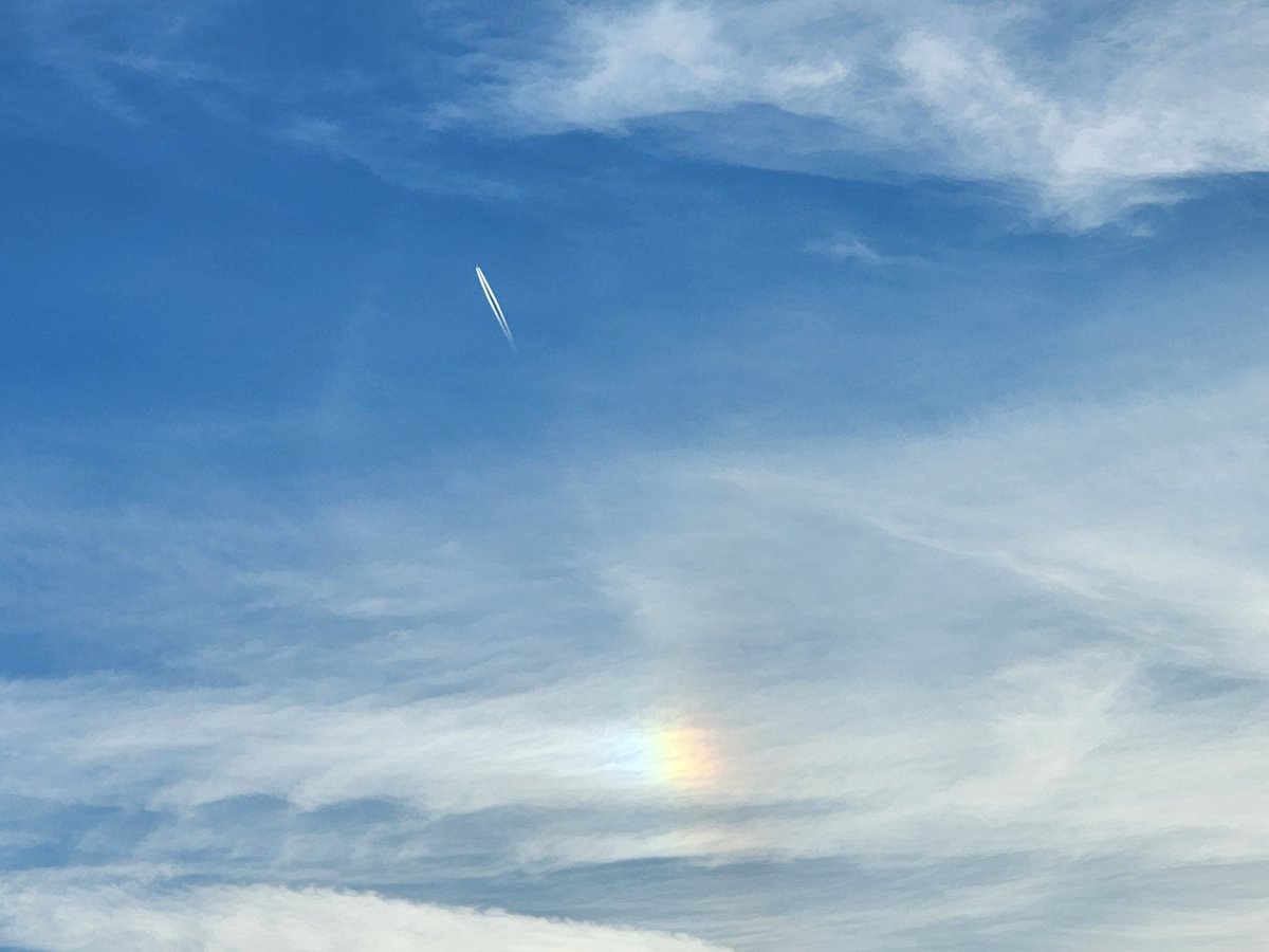 Good shot from today.
Chembow. 

#chemtrails