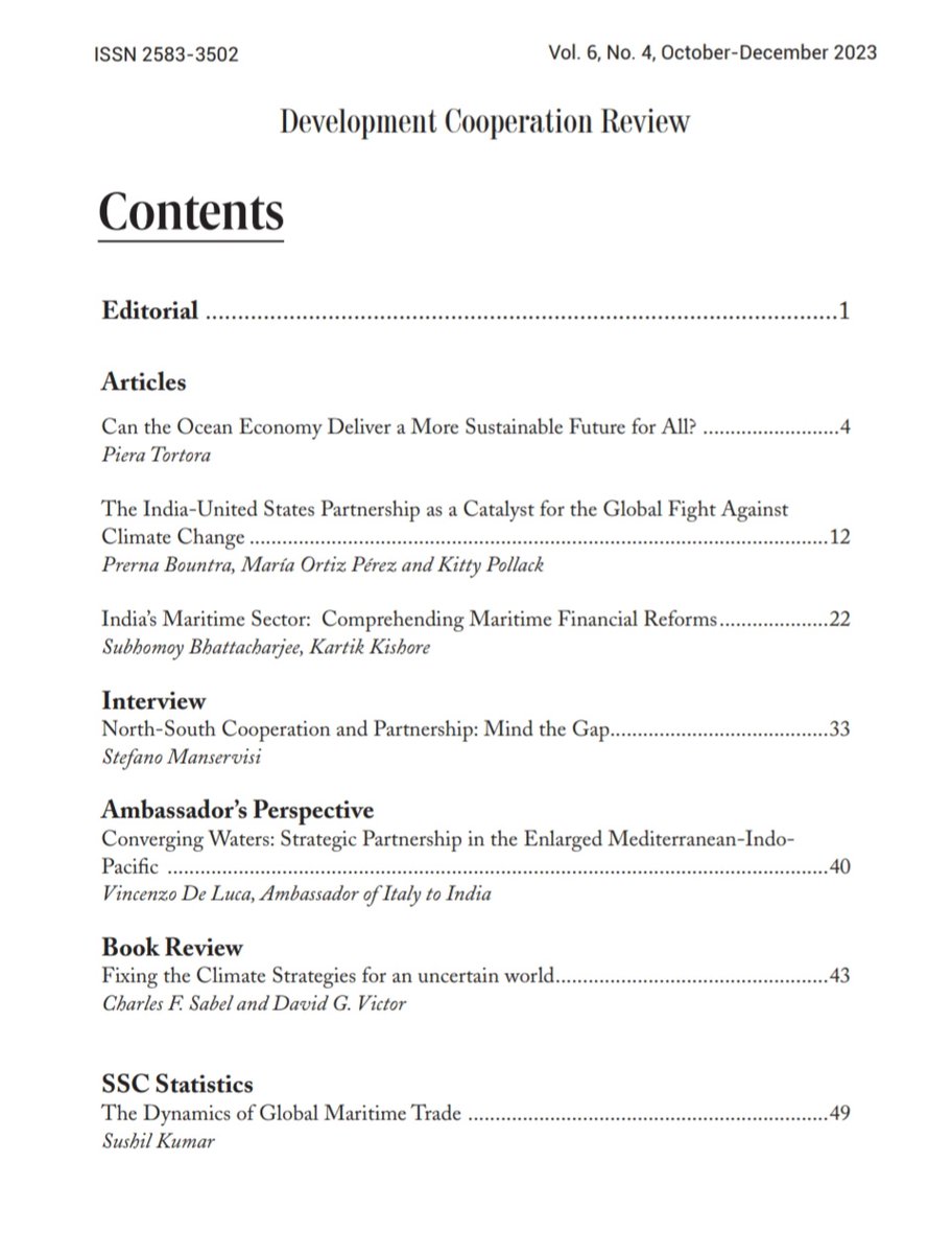 The latest issue of DCR is now online
The volume is available at:
ris.org.in/sites/default/…
@RIS_NewDelhi @Sachin_Chat @MilindoC @FIDC_NewDelhi @GDC_NewDelhi @NeST_SSC @DakshinNews @mariopezzini