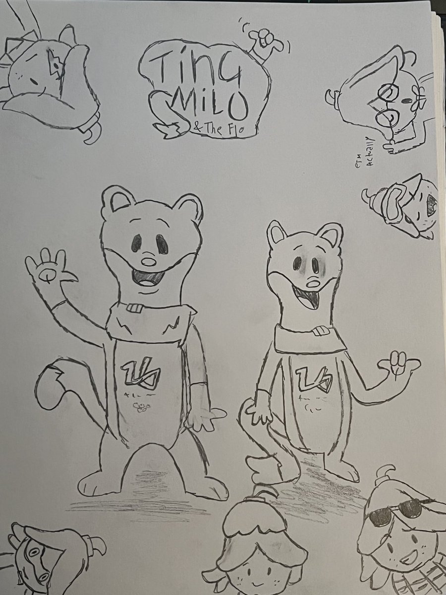 I quick sketch of Tina Milo and the Flo

#olympicmascots #TinaMilo