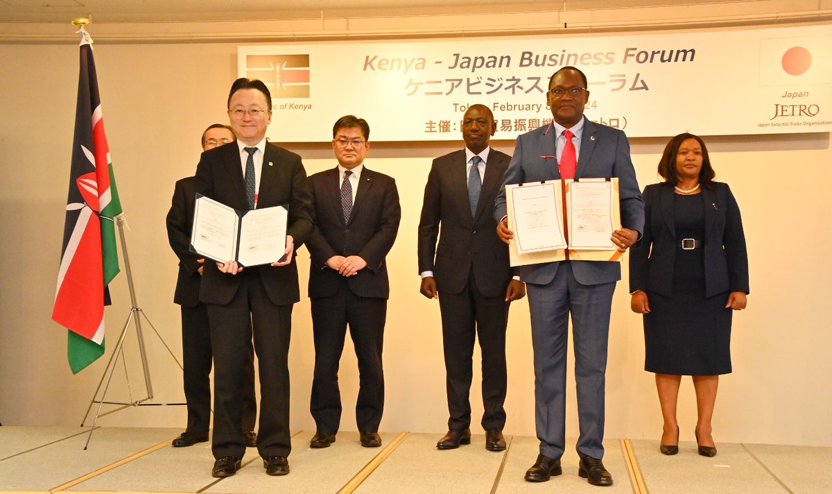 During the session, we also witnessed the signing of an MoU between the National Treasury and Nippon Export and Investment Insurance that will strengthen ties for industrial development and green growth as well as promote Japanese companies in Kenya.