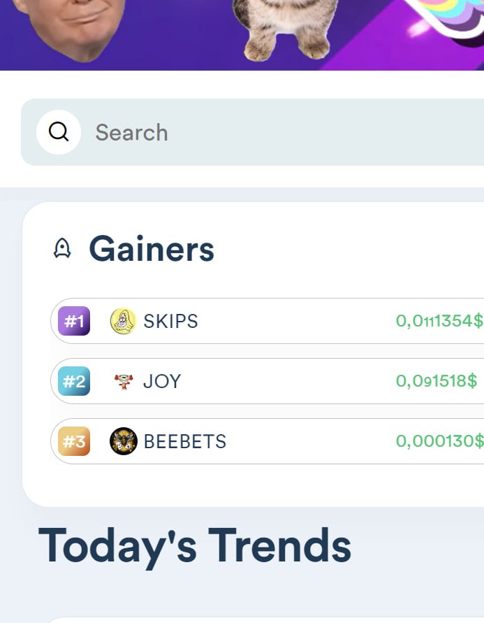 SkipsToken's tweet photo. We've secured the top spot on @listingntm Platform's top gainer list! 

🌟Contract  : 0xA094Fd29ea08B4d2563669950d0b46977C263F94

#Skips #BSC #MemeToken https://t.co/GvDQcl4tA3