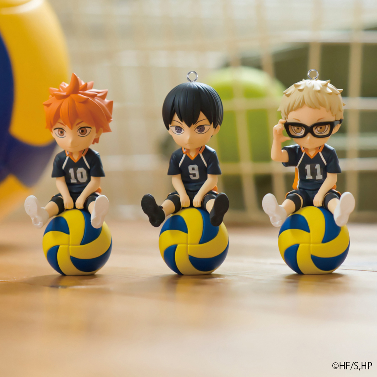 ハイキュー】 BANDAI SPIRITSより日向・影山・月島がボールに乗った
