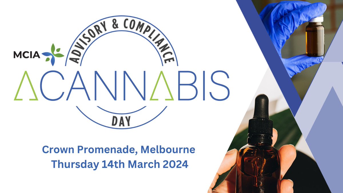 Are you in the Aust medicinal cannabis industry and have unanswered questions about compliance &amp; regulatory obligations?  Then this practical Advisory &amp; Compliance Day is for you. Thursday 14th March, Melbourne. Find out more at acannabis.com.au