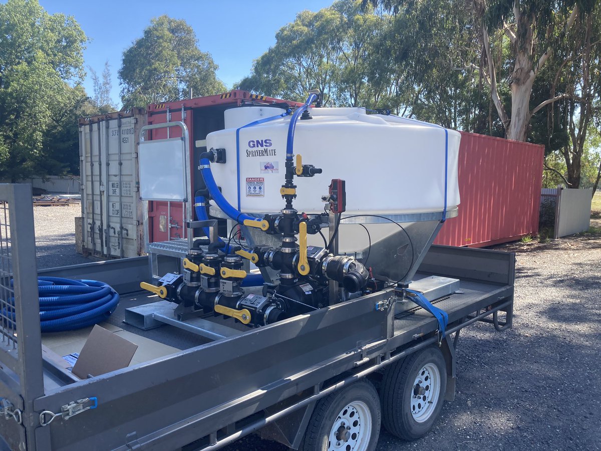 A 1700L with scales to a repeat customer who purchased one of the first 850L SprayerMates also with scales