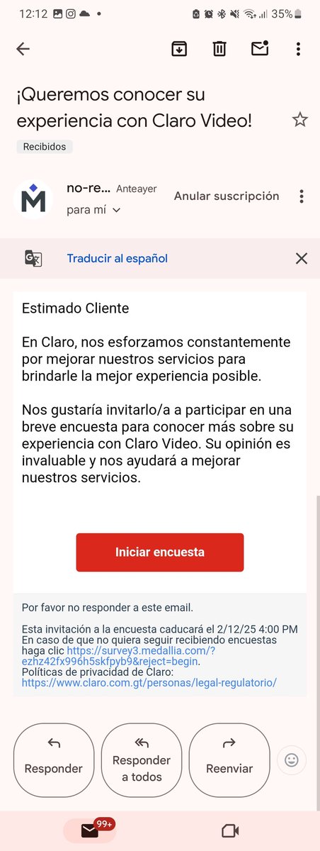 PaoLEche's tweet photo. Señores de @claroguatemala muchas gracias por salvaguardar mi información, ya me empezaron a caer los correos de phishing gracias a su metida de pata... https://t.co/7SD7WmaemM