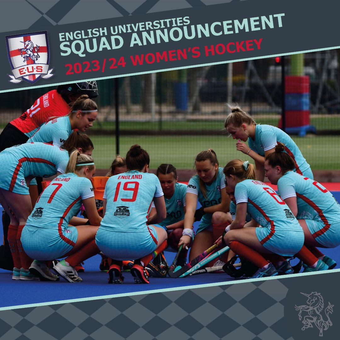 EngUniSport's tweet photo. 🏑 | Introducing our Women’s Hockey squad for the 2023/24 season 👊 

Please join us in congratulating all the students who have been selected 👏

♥️🤍 https://t.co/qob7x0nz8Y