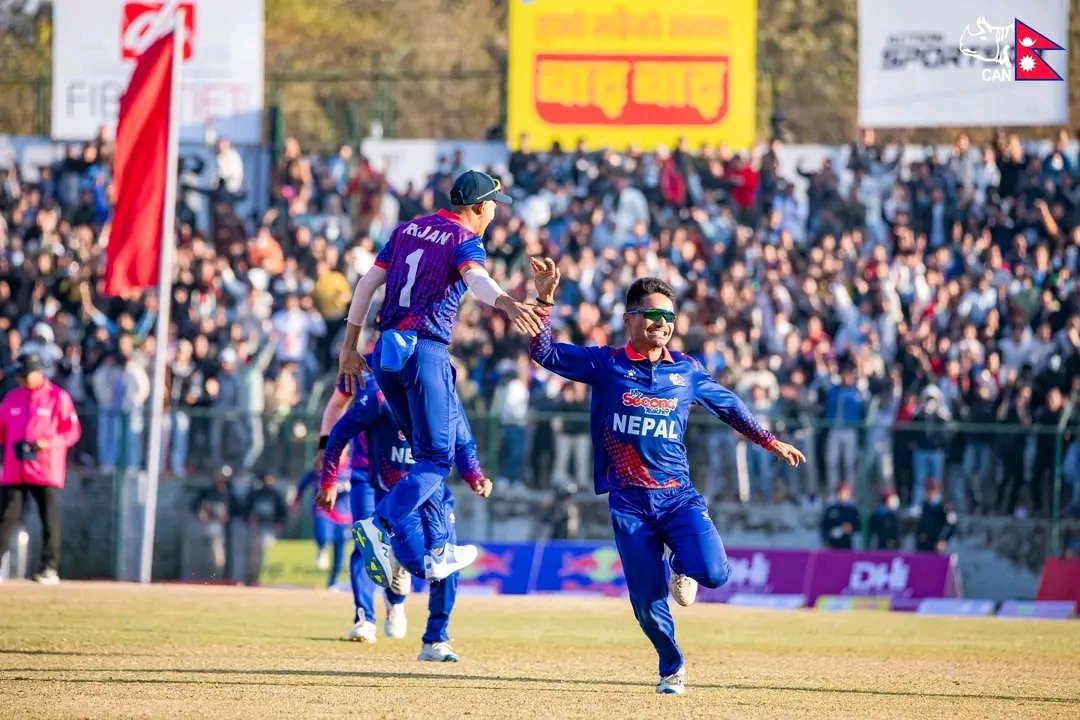Congratulations Team Nepal 
#rohitpoudel 
#NEPvsCAN