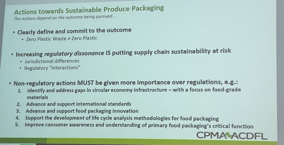 fruittoday's tweet photo. @ItaliaOrtofrutt @COPACOGECA @fruitecom_rp @CSOItaly @Fruit_Logistica @ComisionEuropea @ClaraAguilera7 En Canadá se está llevando a cabo la regulación de envases. ¿Qué impacto puede tener? De ello habla Daniel Duguay, especialista en Sostenibilidad de CPAM ⬇️

#profood @COPACOGECA @ItaliaOrtofrutt @CSOItaly @Fruit_Logistica @fruitecom_rp @ComisionEuropea @ClaraAguilera7

#FL24 https://t.co/Elc25FzuR1