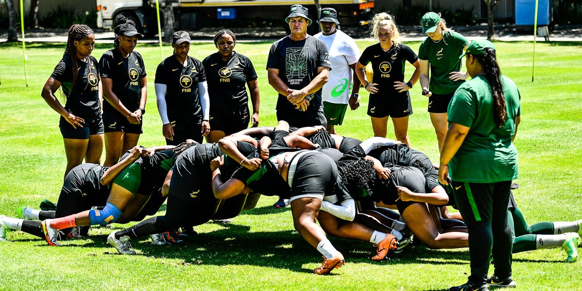 Aligning with the #Springboks forwards coaches during a productive week in Stellenbosch - more here: tinyurl.com/4j4szha9 💪 #BokWomen #MakeItCount #ETTIG