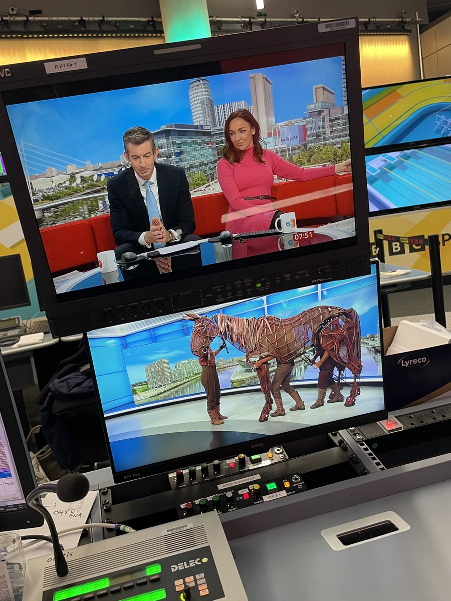 Matthew Forbes (@forbesmatthew) on Twitter photo The stable door is open & the horse has bolted! The #UKTour of <a href="/WarHorseOnStage/">War Horse</a> was announced yesterday by the <a href="/NationalTheatre/">National Theatre</a>. Thrilled to return as Puppetry Director on this production.
Thanks to all the #Press team & those at <a href="/BBCBreakfast/">BBC Breakfast</a>!
#WarHorse #Puppetry #Theatre The stable door is open & the horse has bolted! The #UKTour of <a href="/WarHorseOnStage/">War Horse</a> was announced yesterday by the <a href="/NationalTheatre/">National Theatre</a>. Thrilled to return as Puppetry Director on this production.
Thanks to all the #Press team & those at <a href="/BBCBreakfast/">BBC Breakfast</a>!
#WarHorse #Puppetry #Theatre