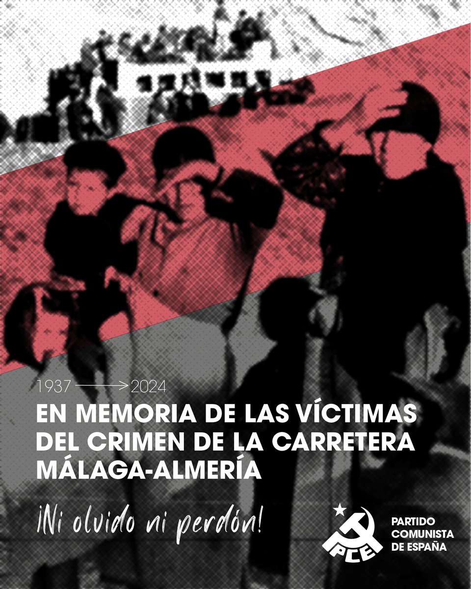 #TalDíaComoHoy miles de civiles fueron asesinados por el fascismo cuando intentaban huir de Málaga a Almería ante el avance de los golpistas.

Gracias a las miles de personas que lo recuerdan participando en <a href="/LADESBANDA/">ASC LA DESBANDÁ</a>.

Verdad, justicia y reparación. ¡Ni olvido ni perdón!