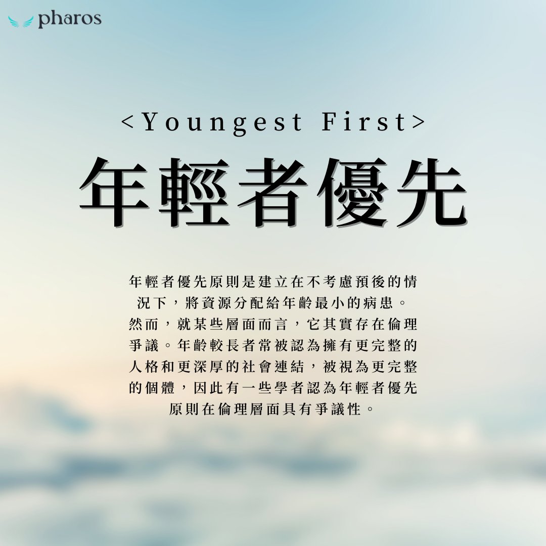 tw_pharos895's tweet photo. 🌟稀缺醫療資源，怎麼分才合理？（上）

醫療資源分配的問題時常被拿出來討論，從器官移植到最近的疫苗接種，它的優先順序常常是眾人的焦點。這些涉及個人價值觀的情境題或連鎖題有時會出現在個人面試或MMI中。接下來的篇幅，我們將探討現代社會常見的8個醫療資源分配原則及過去的考古題。 https://t.co/kbScF521U7