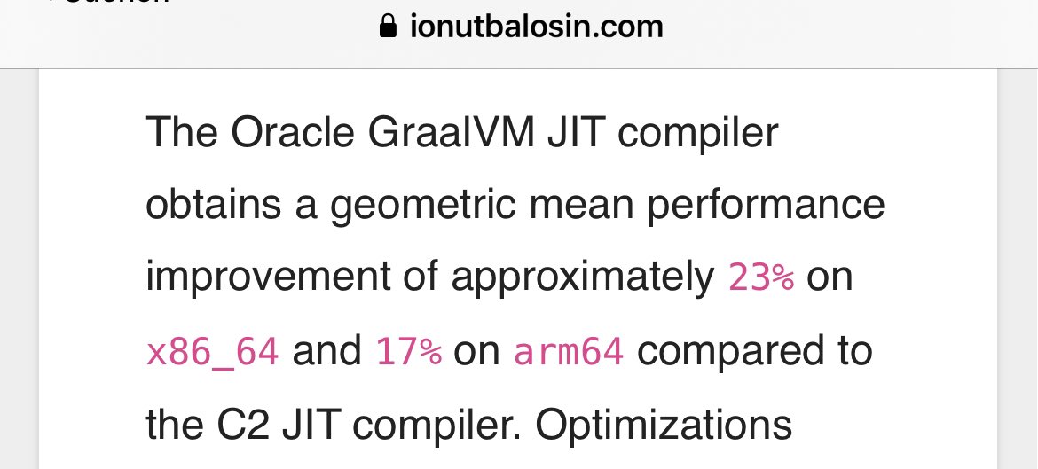 GraalVM (@graalvm) on Twitter photo JVM Performance Comparison for JDK 21 by <a href="/ionutbalosin/">Ionut Balosin</a> and <a href="/gigiblender/">Florin Blanaru</a>: ionutbalosin.com/2024/02/jvm-pe… JVM Performance Comparison for JDK 21 by <a href="/ionutbalosin/">Ionut Balosin</a> and <a href="/gigiblender/">Florin Blanaru</a>: ionutbalosin.com/2024/02/jvm-pe…