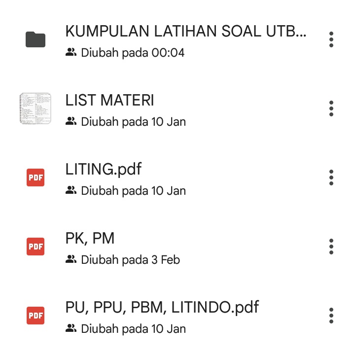 OH YA INI ADA CATATAN &amp; LATSOL UTBK YG LAINNYA‼️(untuk cr udh ada di gdrive, aku dapat dari yt gitu, lupaaa 😞😞) semangat belajar 💗 🌷
🖇️ drive.google.com/drive/folders/…