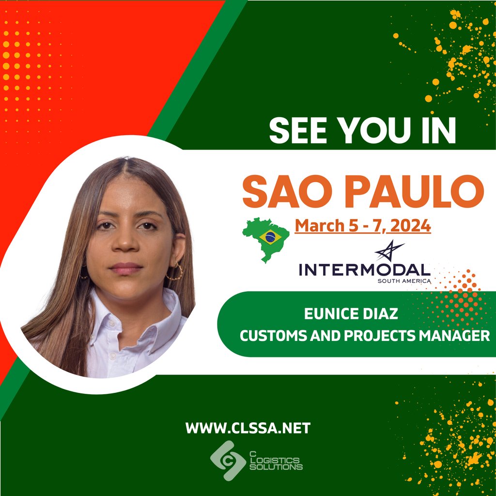CLS_SRL's tweet photo. 📅This year's Intermodal South America 2024,  promises to be the most monumental edition yet – a convergence of industry excellence and limitless possibilities. ✅️Are you ready to be part of this extraordinary experience? Come and join us! 

#IntermodalSouthAmerica https://t.co/Dknt8aECfL
