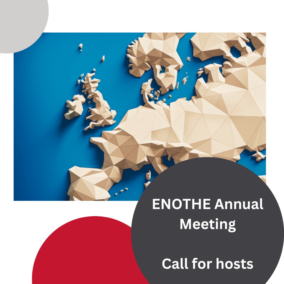 Is your university/organisation interested in hosting future ENOTHE Annual Meetings? 2026 and 2027 Annual Meetings are open to host applications! loom.ly/naQTeV4 #occupationaltherapyeducation