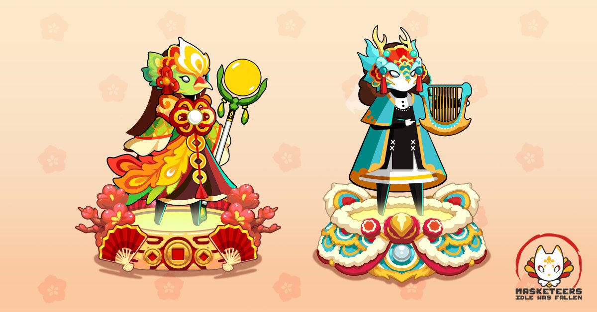 masketeersgame's tweet photo. Happy #YearOfTheDragon!   

Roll the dice on the Prosperity Board for special rewards including festive looks for your Masketeers to celebrate the #LunarNewYear! https://t.co/BIunChSoBG