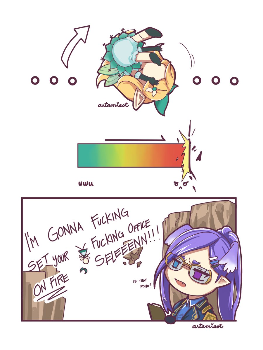 When Pomu visited Selen's 2.0 office for the first time (2/4)

#lunarfairy #nijibloodpact