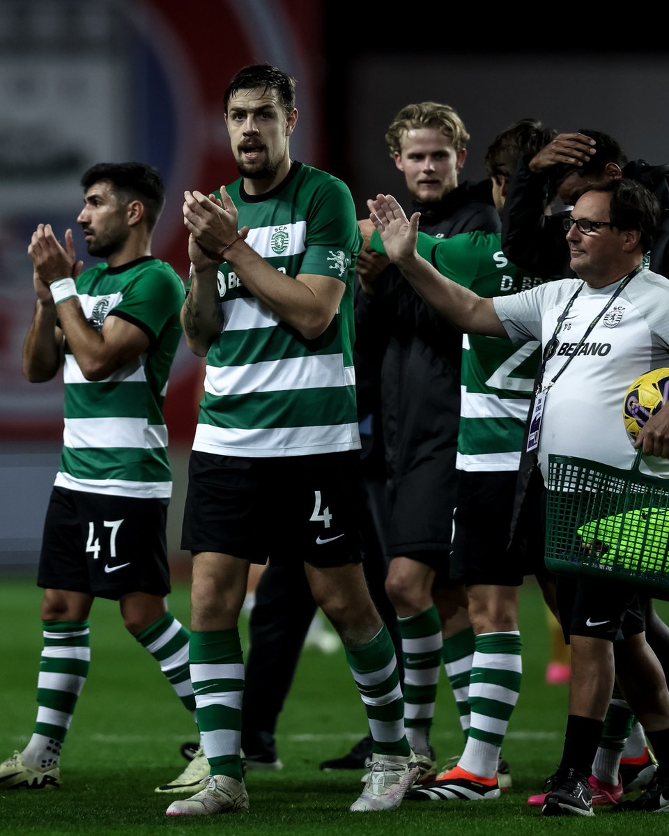 SportingCP's tweet photo. Obrigado pelo apoio em Leiria, Sportinguistas!

Domingo, vemo-nos em Alvalade! 💚 https://t.co/Uvn7ImQfIa