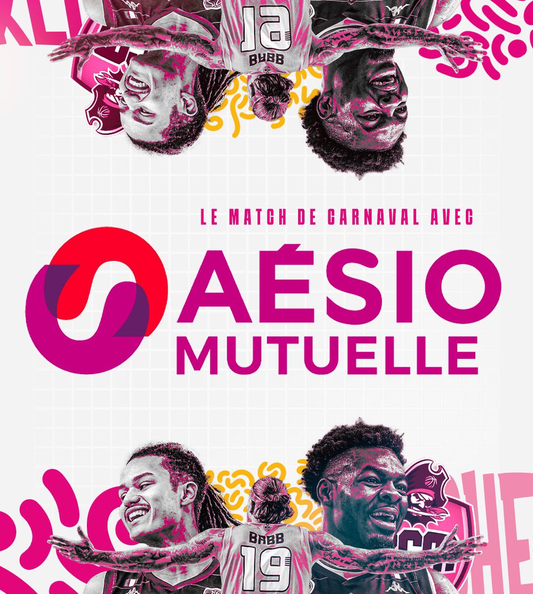 BCM x AÉSIO Mutuelle ! 🤝🏻

Partenaire fidèle depuis 15 saisons, <a href="/AesioMutuelle/">AÉSIO mutuelle</a> est fière de parrainer notre match de Carnaval ! 💜🩷🧡

#TousBCM
#VivonsMieuxDansNosTerritoires