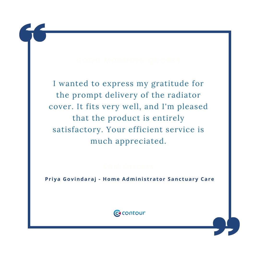 ✨[Customer Testimonial] It's always a joy to hear that customers are having positive experience with us! Customer satisfaction motivates us to continue developing and providing quality products deliver exceptional service every time. #radiatorcover #radiatoruk