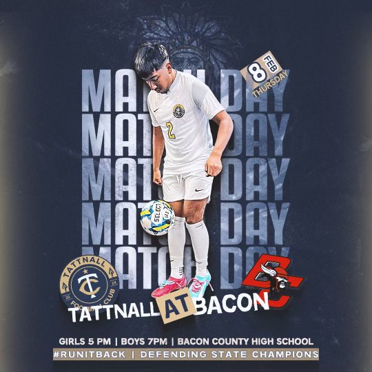 ❕GAMEDAY❕

Warriors open up the 2024 season on the road tonight against Bacon County. We look forward to seeing you there! Girls start at 5, Boys at 7! 
#RunItBack