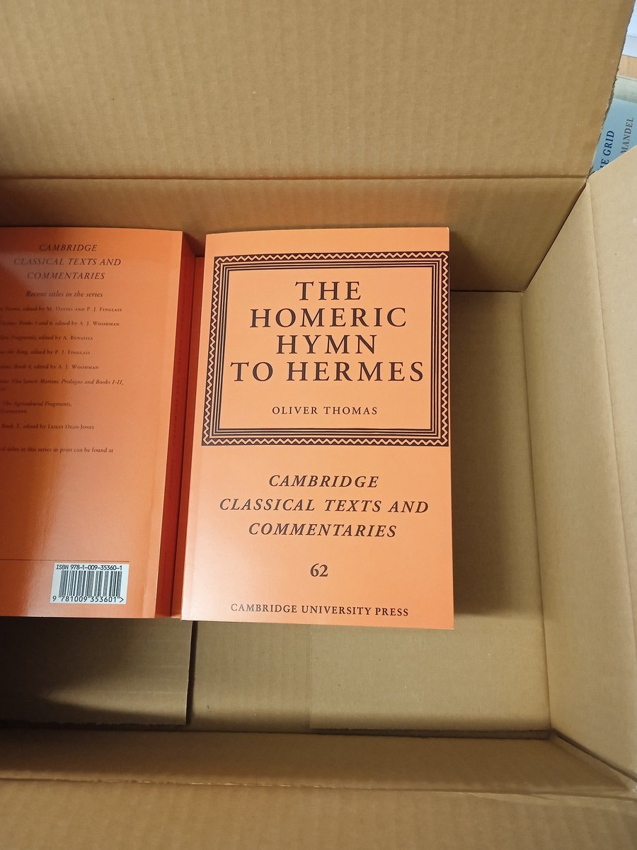 💥Dr Oliver Thomas's #commentary on THE HOMERIC HYMN TO HERMES now out in paperback too!!! 📚 #ancientliterature #ClassicsTwitter #Homer #newbooks #poetry #ancientGreece @UoNHumanities @UoNresearch @UoNArch