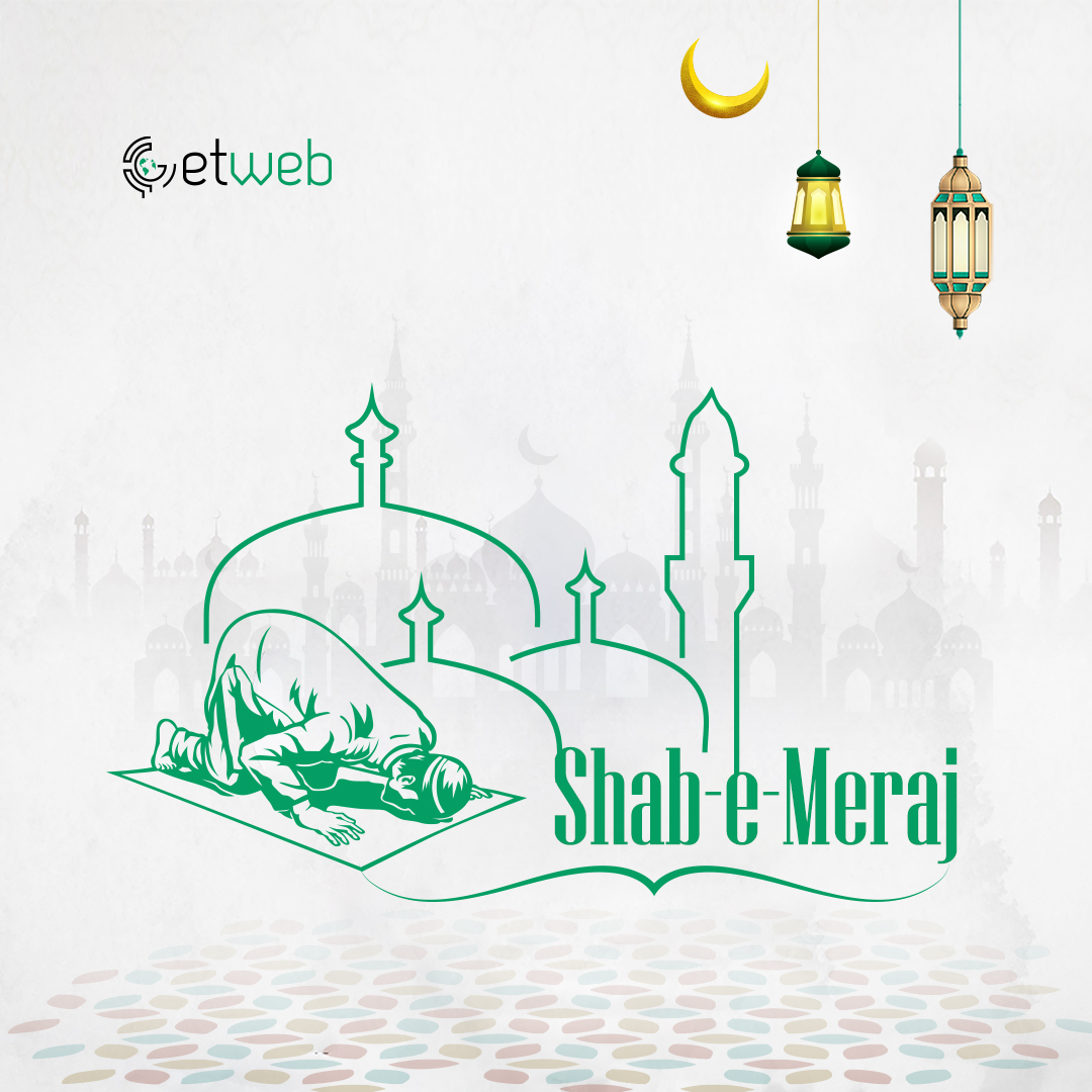 getwebinc's tweet image. 🌙 Wishing you a peaceful and blessed Shab-e-Meraj! 

This special night teaches us the importance and the ultimate deepest relationship between the Most Merciful, The Almighty ALLAH, and His Most Lovable Nabi, RASUL Sollallahu Alaihi wa Sallam.🤲