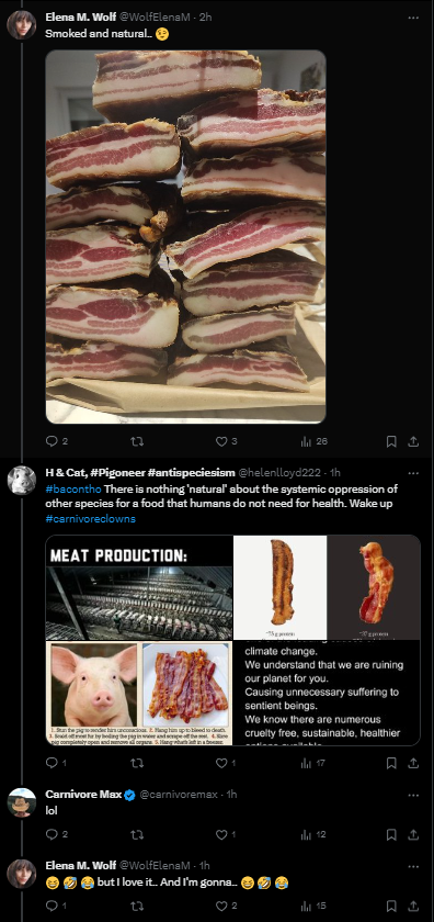 helenlloyd222's tweet photo. The laughing emojis of those who are comfortable with the systemic abuse of other species' lives. Hypocrisy, #speciesism "You can judge the character of a man by what he laughs at" ~ Goethe 
Real mean have respect for others #animalrights #humanwrongs #endanimaluse #whyvegan https://t.co/hV3MHso64d