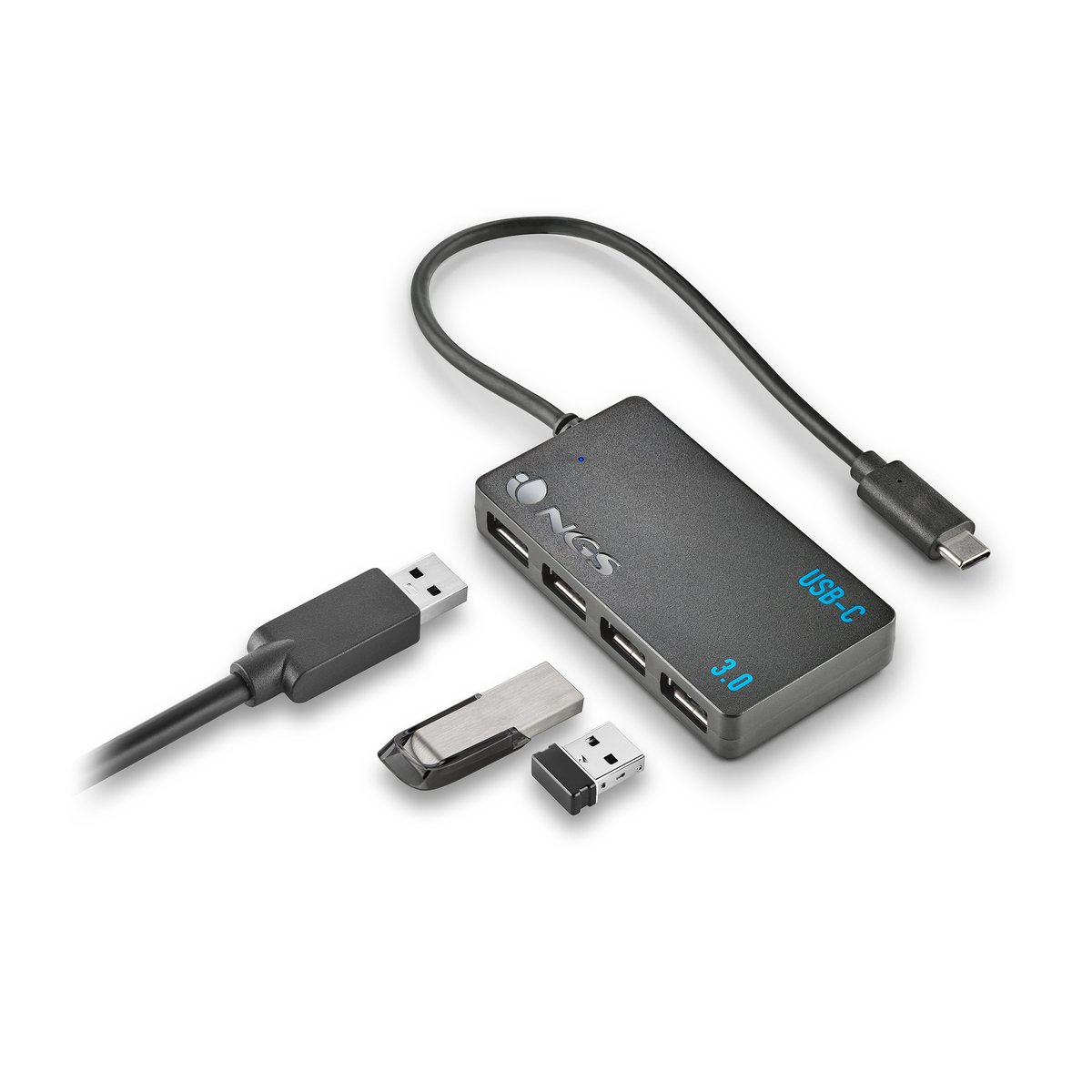 NgsEurope's tweet image. 💥¡BOOM!💥 Explosión de conectividad con nuestro Wonder Ihub4. Este pequeño Hub USB-C de 4 puertos USB 3.0 es todo un gigante. 🚀 Convierte un solo puerto en cuatro rápidamente. Muchos dispositivos y pocos puertos? Problema resuelto!✨ 

#HubUSB #ngs #FreedomAddicts