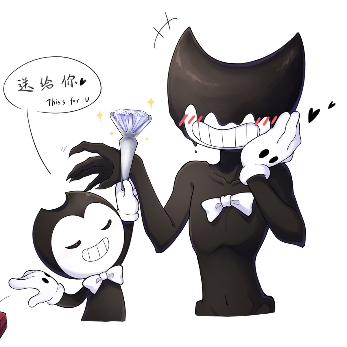 PowderBlue_Lan's tweet image. 双标的墨水恶魔
#bendy #batim