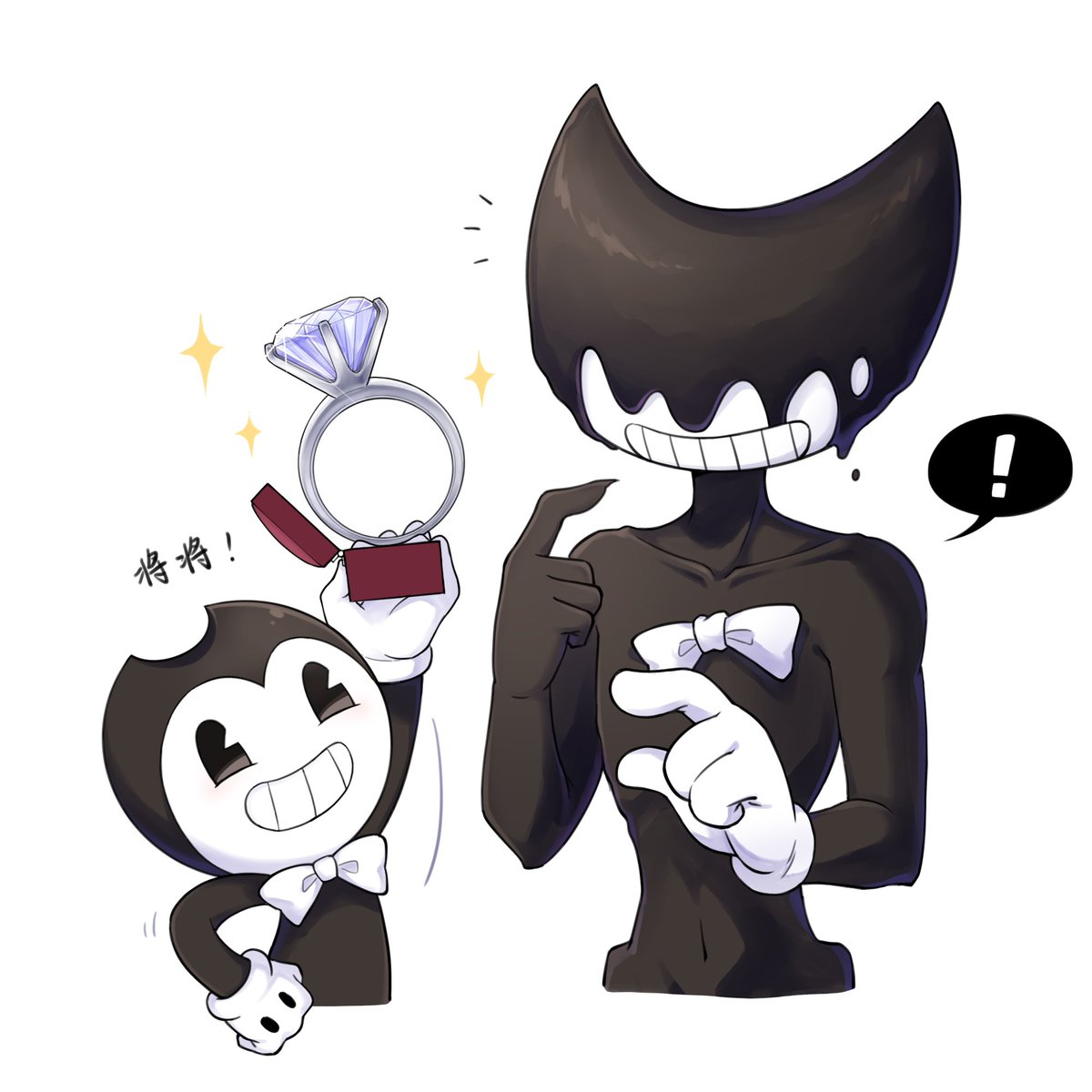 PowderBlue_Lan's tweet image. 双标的墨水恶魔
#bendy #batim