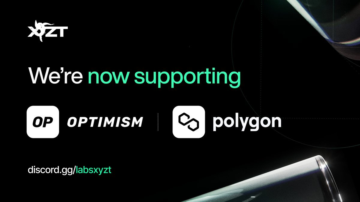 //XYZT Update 🐉

Added support for new blockchains