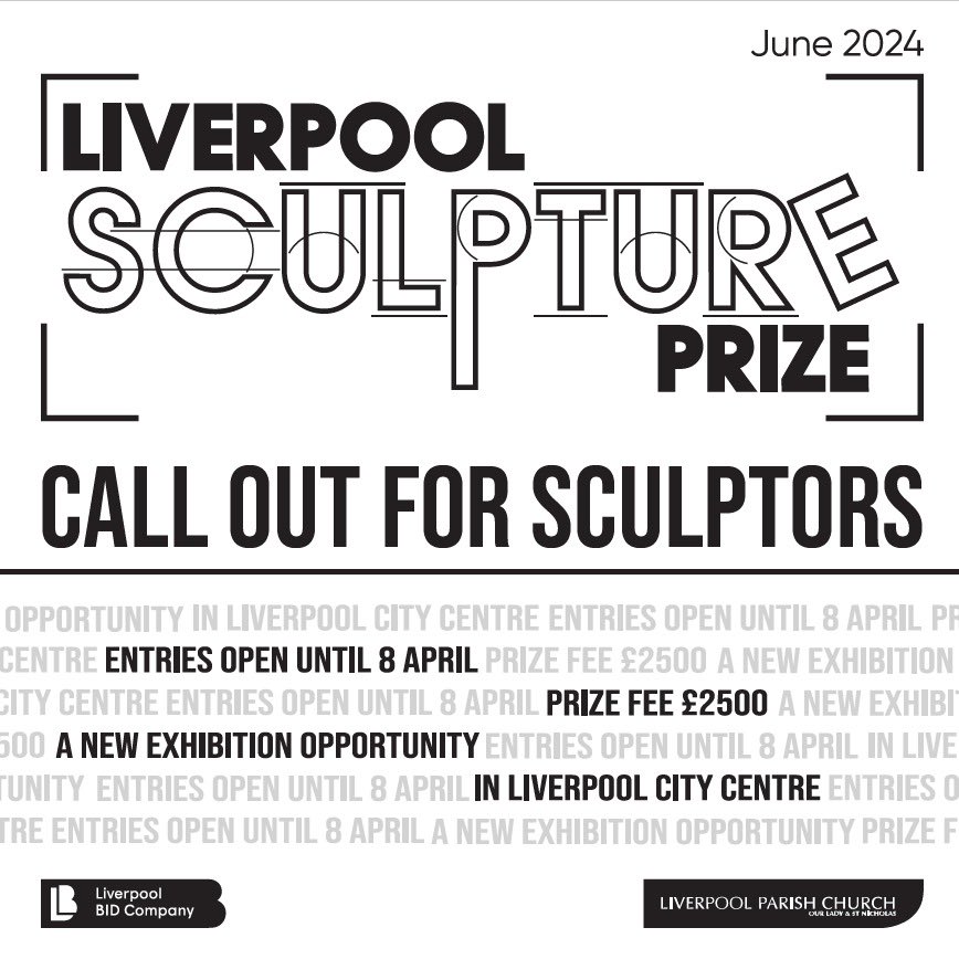 CALL OUT 📣

We’re on the 👀 for artists for the Liverpool Sculpture Prize! Artists will have the chance to have their work displayed for 12 months AND a prize fee of £2500.

Find out more and get the application form here: liverpoolbidcompany.com/artists-sought…