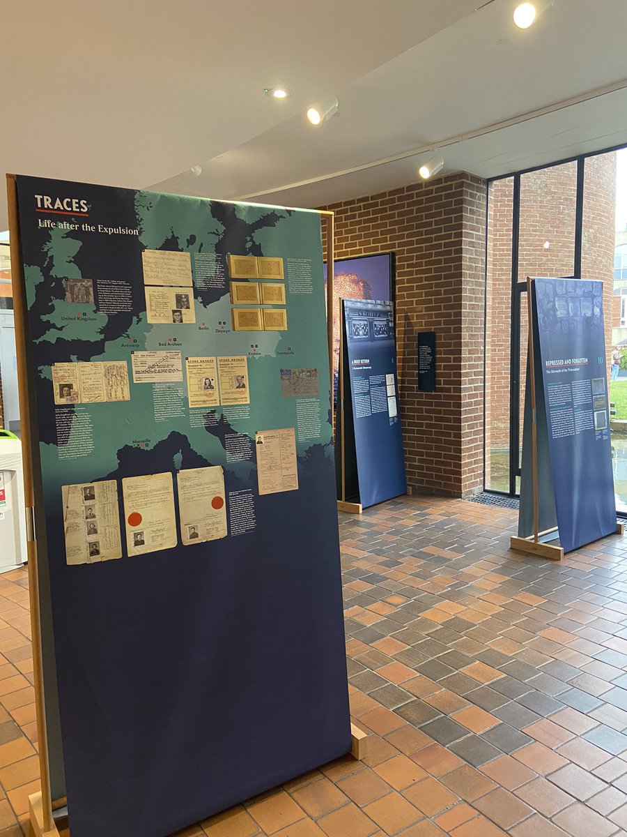 Yesterday <a href="/Centre_GJS/">Centre for German-Jewish Studies</a> <a href="/SussexUni/">University of Sussex</a> we heard from Ivor Pearl BEM and his granddaughter Lia, saw a preview of Amanda Rubin’s “The Third Reich of Dreams” &amp; display of POLENAKTION/OCTOBER 1938 - THE STORY OF AN EXPULSION FROM GERMANY <a href="/steffen_katrin/">Katrin Steffen</a> <a href="/TheAJR_/">The Association of Jewish Refugees (AJR)</a> <a href="/AttenboroughCtr/">ACCA (Attenborough Centre for the Creative Arts)</a> #HMD24