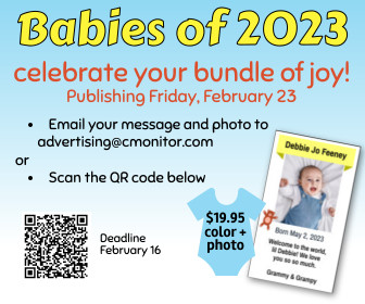 ConMonitorNews's tweet image. Did you get a special delivery last year? 
Email advertising@cmonitor.com, or Submit via Form: ow.ly/vFw750QrW5G
Deadline to submit 2/16

 #SpecialDelivery #BundleofJoy