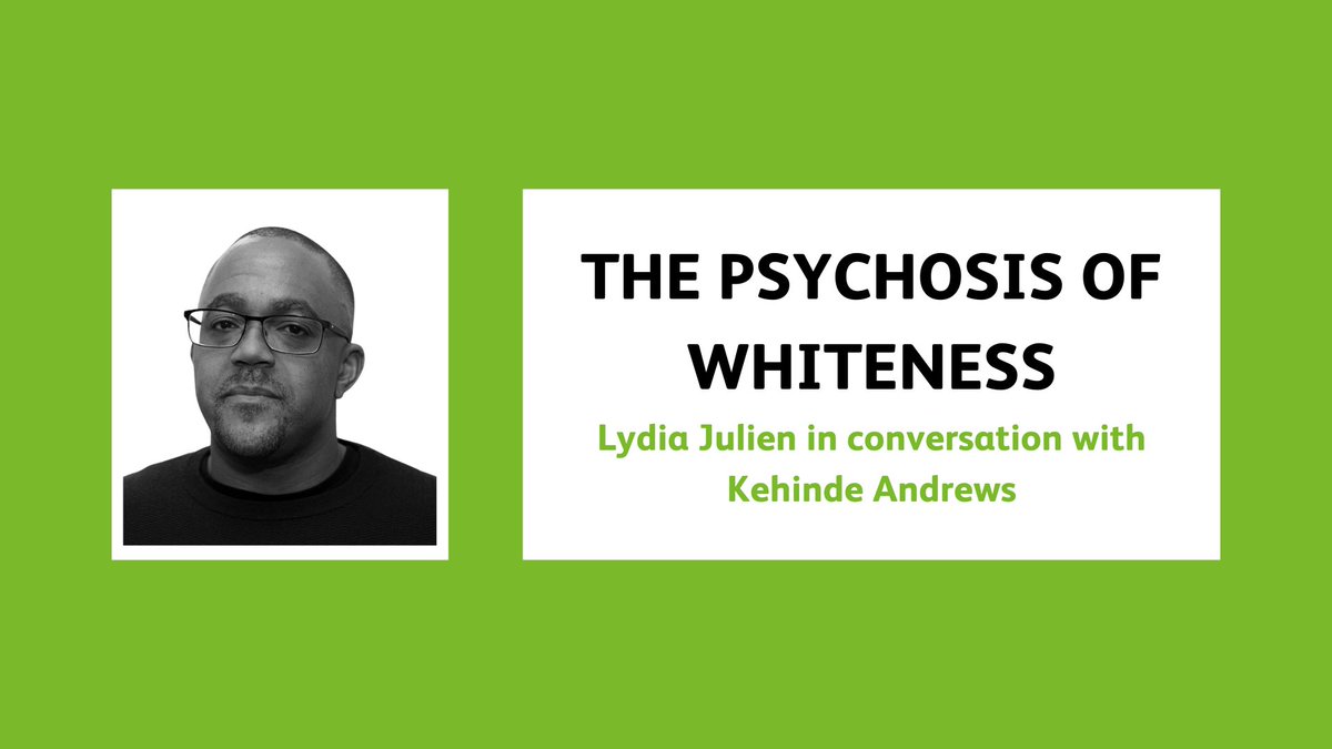 Join us at Hackney Central Library on Thursday 29 February 6-7.30pm for a discussion with author, academic and activist @kehinde_andrews on his book The Psychosis of Whiteness. Book your place here! tinyurl.com/mw8e72e6