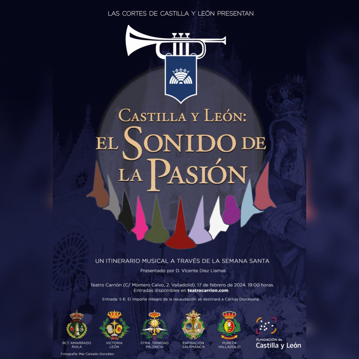 ¡¡¡¡𝙋𝙧ó𝙭𝙞𝙢𝙤 𝘾𝙤𝙣𝙘𝙞𝙚𝙧𝙩𝙤!!!!

📆 17 de Febrero
⏰ 19:00h
📍 Teatro Carrion de Valladolid
🎟 teatrocarrion.com