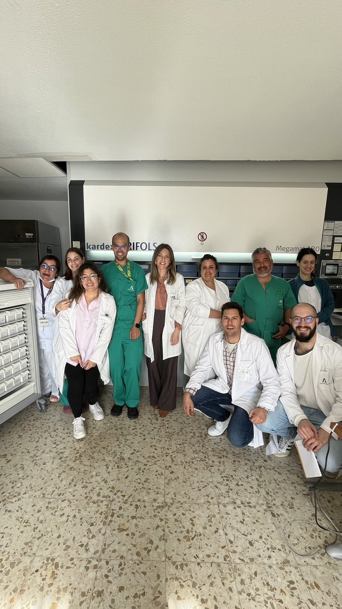 Gracias a la Dra. Jiménez Pichardo, que se ha dejado la piel (y la voz 😅) con la implantación de la primera unidosis en la historia del H. Riotinto esta semana. Perfeccionista, muy exigente pero mejor persona y compañera! Junto con <a href="/carmenjimenezj/">Carmen Jiménez</a> #CRACKS #equipazoFH #seguimos💪🏼