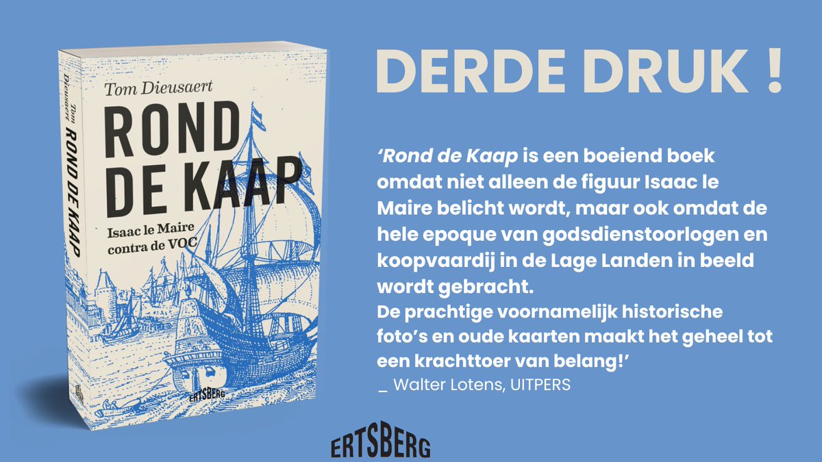 🥳Proficiat, Tom Dieusaert, met de derde druk van 'Rond de Kaap'!

Welkom 26 mei op de Nottebohmlezing met Dieusaert!

🔎Op deze lezingen komen auteurs, die op basis van de collectie van de Erfgoedbibliotheek nieuw werk hebben gepubliceerd, aan het woord:
consciencebibliotheek.be/nl/activiteit/…