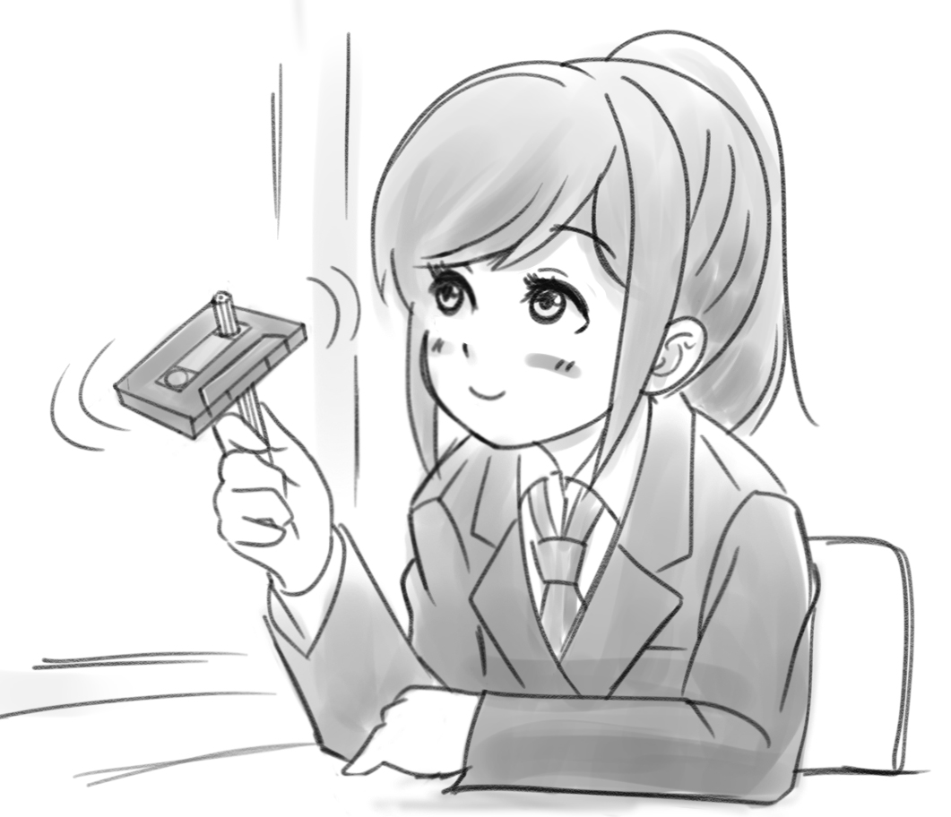 若い方はわからないですよね☺️
※過去作練習絵 