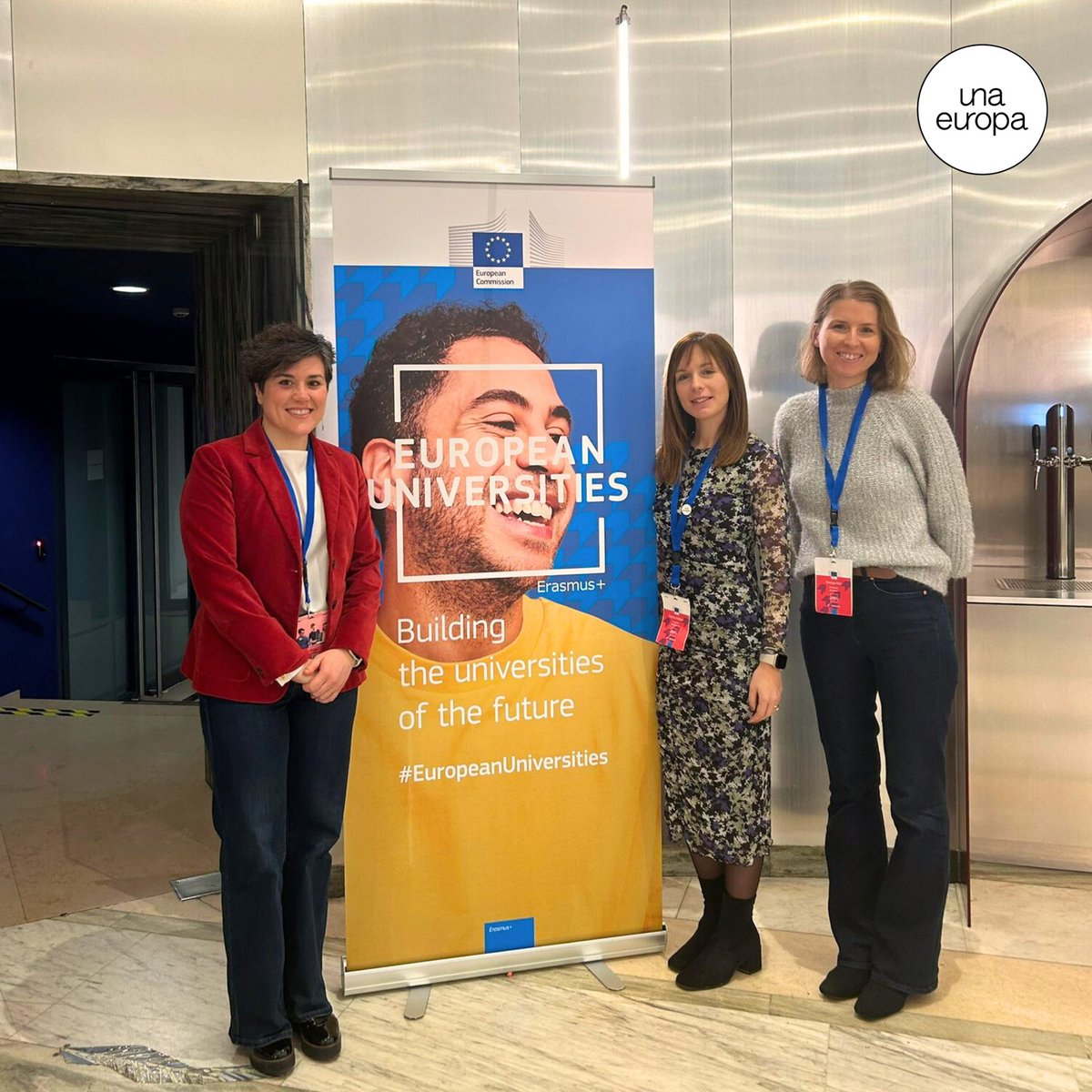 Una_Europa (@una_europa) on Twitter photo 🌠Excited for another day of energy, inspiration & exchange at the #EuropeanUniversities Coordinators meeting organised by <a href="/EU_Commission/">European Commission</a>!
Today's <a href="/Una_Europa/">Una_Europa</a> team includes Senior Policy Officer <a href="/sophia_karner/">Sophia Karner</a> & Senior Project Managers <a href="/martamacmolino/">Marta Molino</a> Terezia Rua #WeAreUnaEuropa 🌠Excited for another day of energy, inspiration & exchange at the #EuropeanUniversities Coordinators meeting organised by <a href="/EU_Commission/">European Commission</a>!
Today's <a href="/Una_Europa/">Una_Europa</a> team includes Senior Policy Officer <a href="/sophia_karner/">Sophia Karner</a> & Senior Project Managers <a href="/martamacmolino/">Marta Molino</a> Terezia Rua #WeAreUnaEuropa