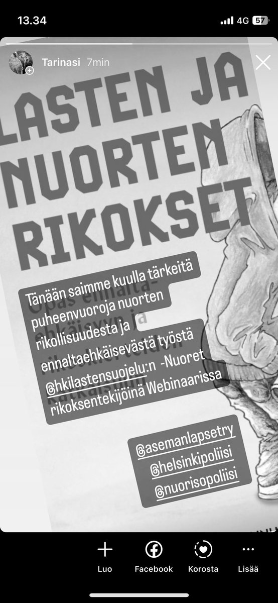 ✨Tänään nuoret rikoksentekijöinä webinaarissa pääsimme kuulemaan puheenvuoroja nuorten rikollisuudesta ja ennaltaehkäisevästä työstä ✨kiitos <a href="/AsemanLapsetRy/">Aseman Lapset</a> @HelsinkiPoliisi