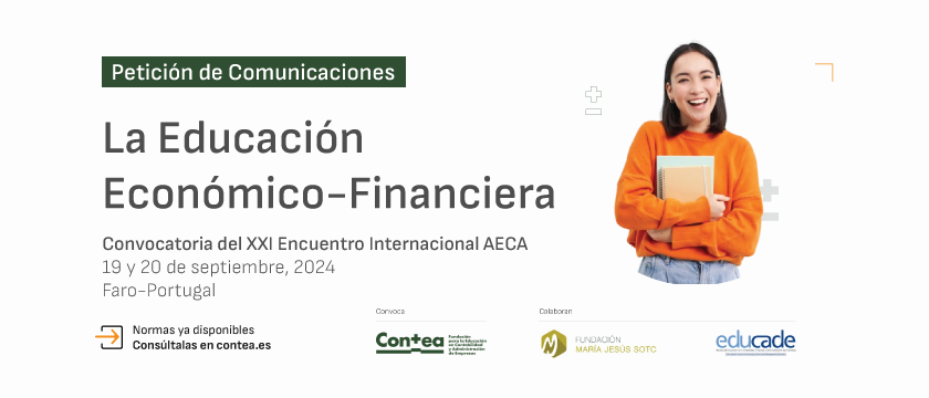 ConteaFundacion's tweet photo. ✍Presentamos junto con @fundacionMJS y #Educade esta convocatoria de investigación en Educación Económico Financiera (#EEF)
🚩hasta el 30 de abril 2024 ¡participa!
🔗➡https://t.co/tff2xOpCAS
#21EncuentroAECA https://t.co/8Go0Hz0G7q